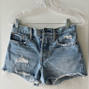 Denim Levi shorts